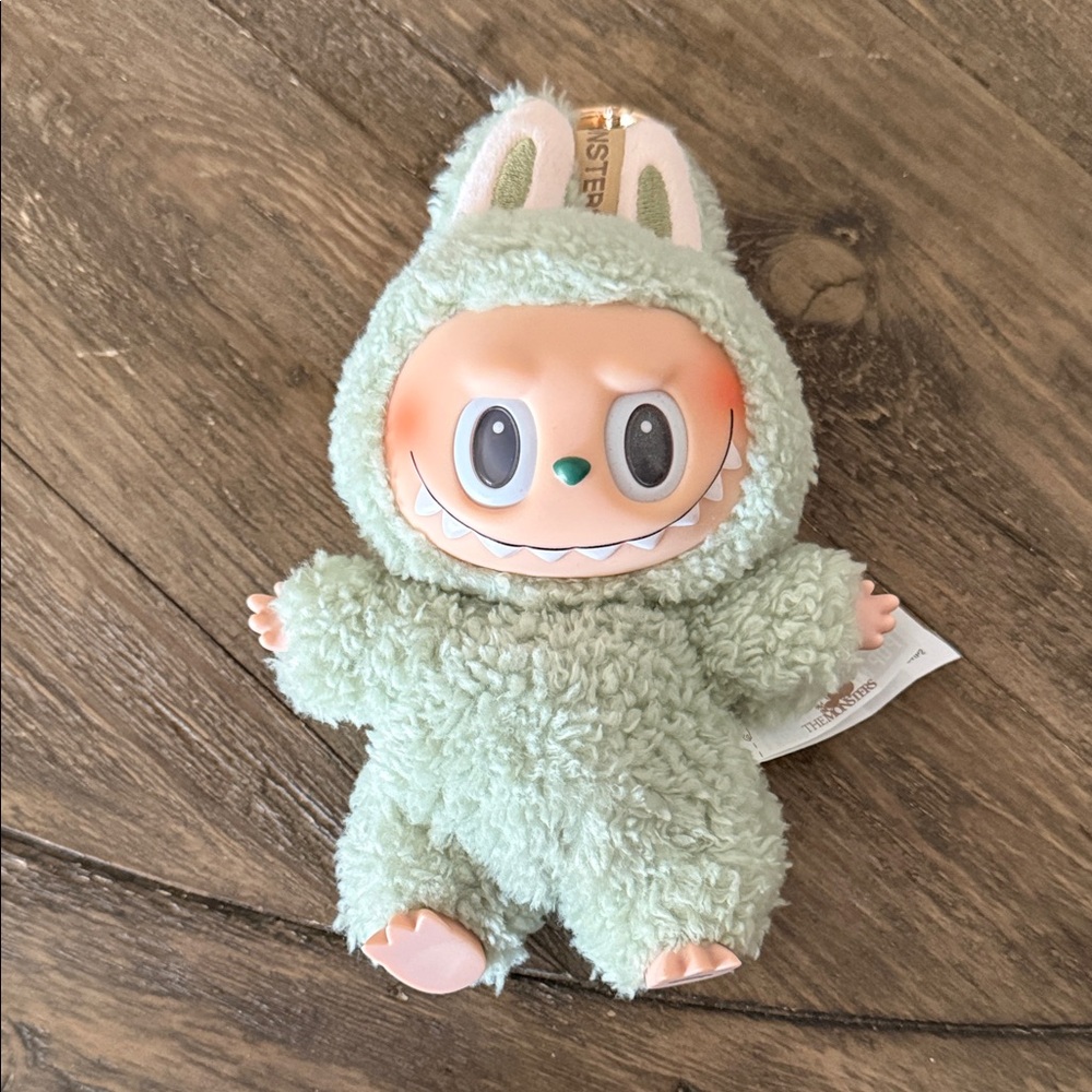 Labubu The Monsters Exciting Macaron Green Grape Plush Doll - Picture 2 of 7
